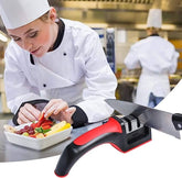 3-In-1 Diamond Coated Knife Sharpener Set with Ceramic Peeler – 3-Stage Kitchen Helper for Fruit & Meat Knives